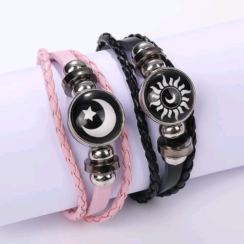 Trendy Couple Sun Moon Bracelet - Image 5