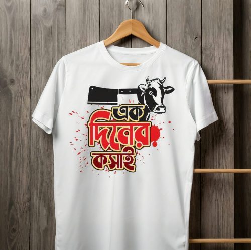 Eid Special Bangla Typography Printed T-Shirt (Qorbani Collection-With Customizable) - Image 10