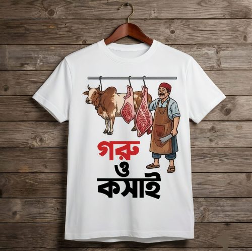 Eid Special Bangla Typography Printed T-Shirt (Qorbani Collection-With Customizable) - Image 11