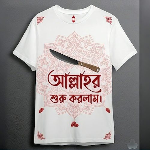 Eid Special Bangla Typography Printed T-Shirt (Qorbani Collection-With Customizable) - Image 20