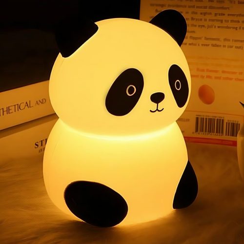 Most Demanding Cute Sleeping Panda LED Patting Lamp – Soft Glow Night Ligh - Image 4