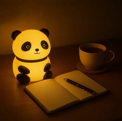 Most Demanding Cute Sleeping Panda LED Patting Lamp – Soft Glow Night Ligh - Image 3