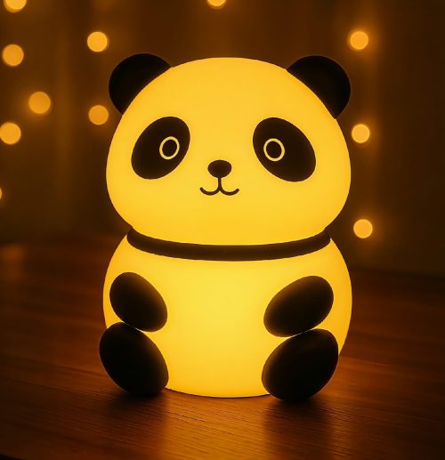 Most Demanding Cute Sleeping Panda LED Patting Lamp – Soft Glow Night Ligh