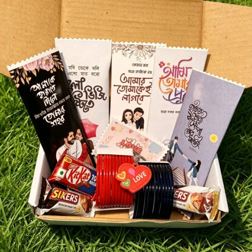 Chocolate Combo Gift Box-With Bangles