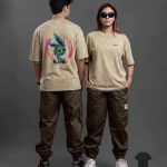 ACID WASH DROP SHOULDER T-SHIRT