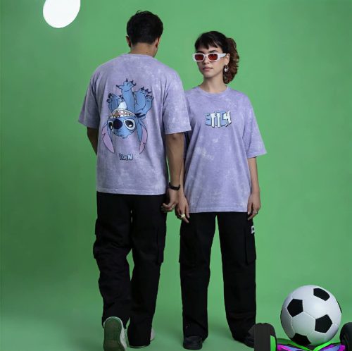 ACID WASH DROP SHOULDER T-SHIRT - Image 4