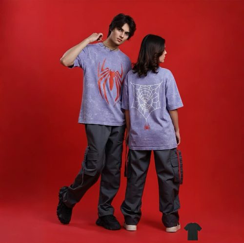 ACID WASH DROP SHOULDER T-SHIRT - Image 8