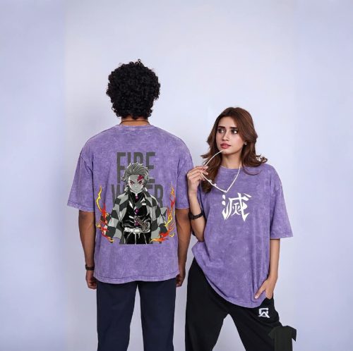 ACID WASH DROP SHOULDER T-SHIRT - Image 5