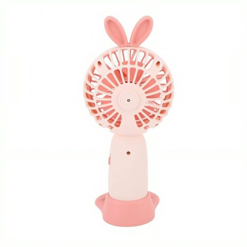 LED Cartoon High Quality Handheld Portable Fan With Mobile Stand - Image 9