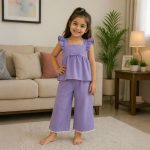 Girls Ruffle Bow Co-ord Set
