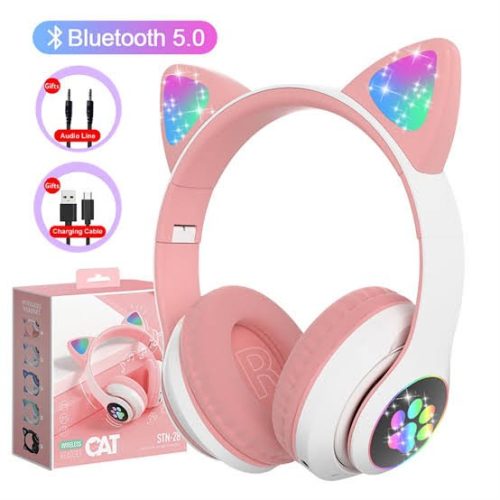 Cat Bluetooth RGB Headphone STN 28