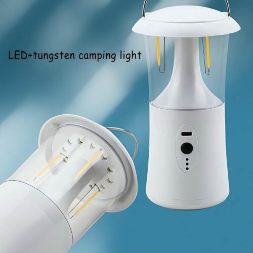 Cycling Friendly Outdoor Lamp Features 1200mAh Lithium Battery and Multi Mode Lighting Ideal For Night Rides or Campouts-White Color - Image 4