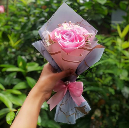 Artificial Flower Bouquet (3 Pcs)