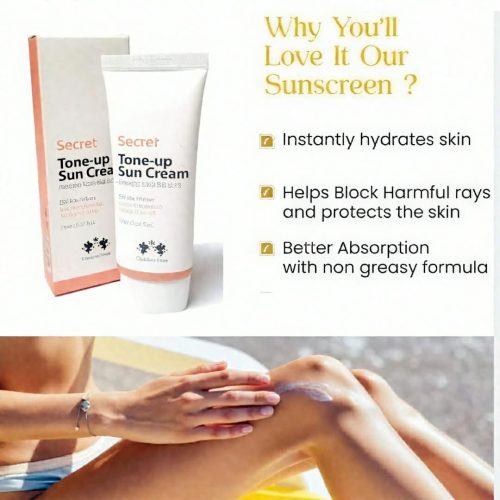 Secret Tone-up Sun Cream (50g) - Image 4