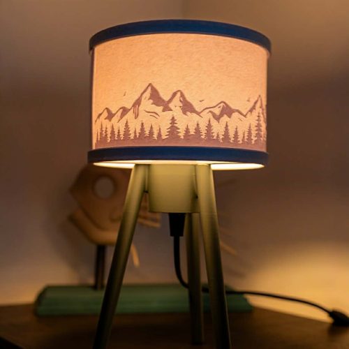 Mountain Forest Table Lamp – Stylish LED