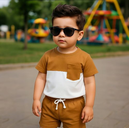 Kids Cotton T-Shirt & Pants Set