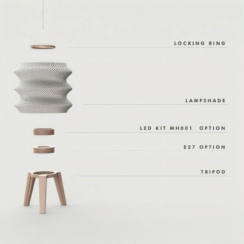 Tripod Lamp 2.0 - 3 different Shade Options - Image 6