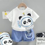 Kids Cotton T-Shirt & Pants Set