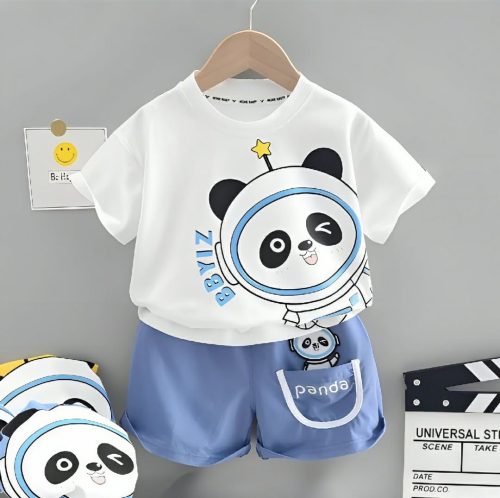 Kids Cotton T-Shirt & Pants Set