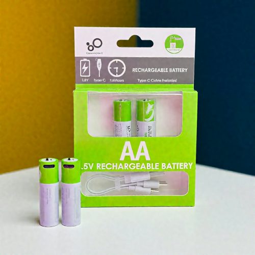 Type-C Rechargeable Batteries AA 2 Pcs