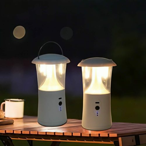 Cycling Friendly Outdoor Lamp Features 1200mAh Lithium Battery and Multi Mode Lighting Ideal For Night Rides or Campouts-White Color - Image 3