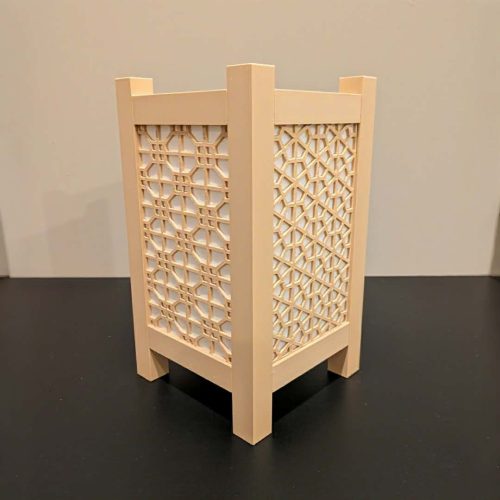 Kumiko Japanese Style Table Lamp - Image 2
