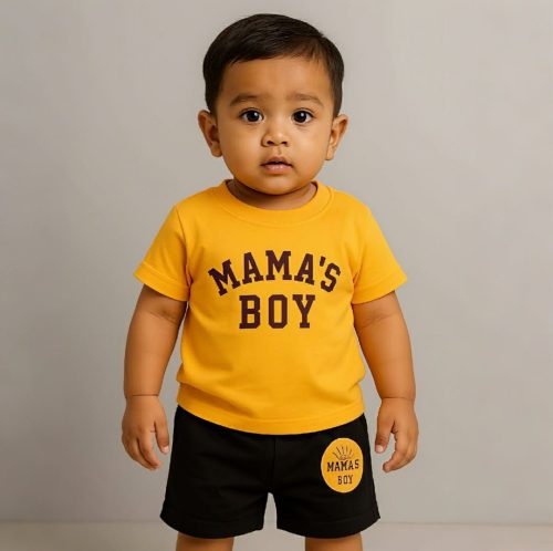 Kids Cotton T-Shirt & Pants Set - Image 3
