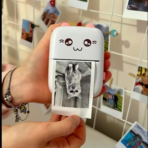 Mini Thermal Bluetooth Printer With Paper Roll - Image 2