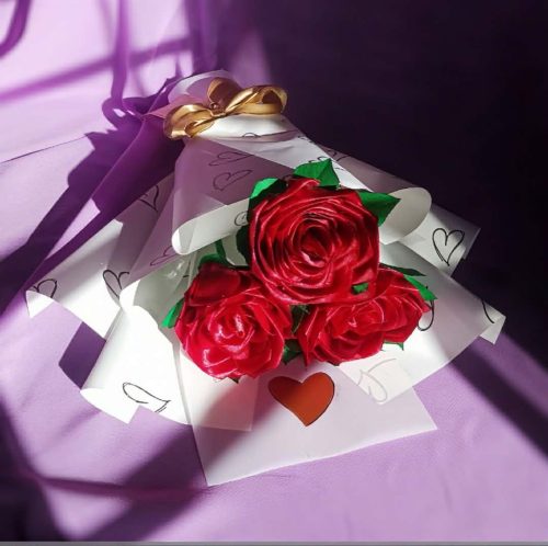 Artificial Flower Bouquet (3 Pcs) - Image 4