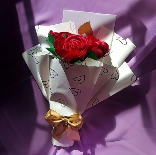 Artificial Flower Bouquet (3 Pcs) - Image 5