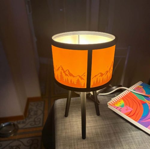 Mountain Forest Table Lamp – Stylish LED - Image 3