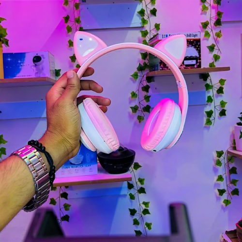 Cat Bluetooth RGB Headphone STN 28 - Image 3