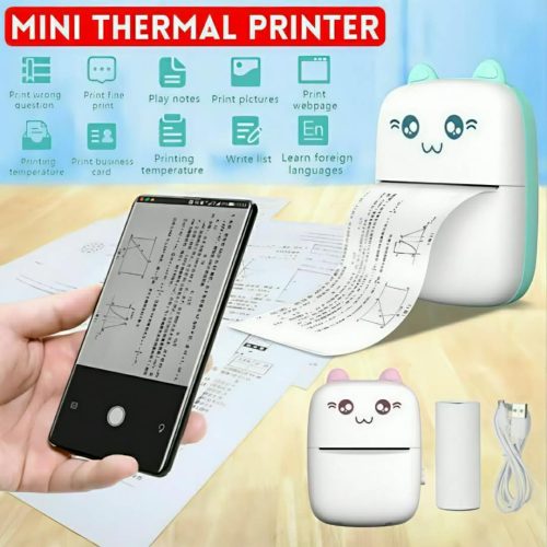 Mini Thermal Bluetooth Printer With Paper Roll - Image 7