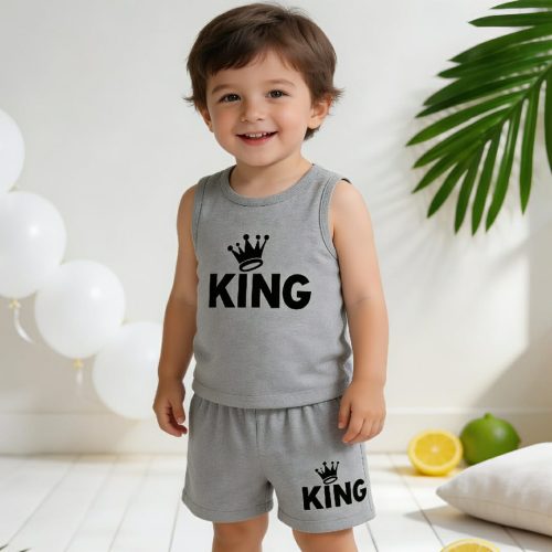 Kids Cotton T-Shirt & Pants Set