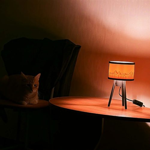 Mountain Forest Table Lamp – Stylish LED - Image 4