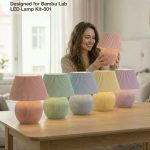 Mushroom Ribbed Table Lamp