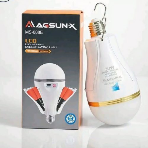 30W LED Rechargeable Energy Saving Lamp (7200mAh+4 Battery) - Image 5