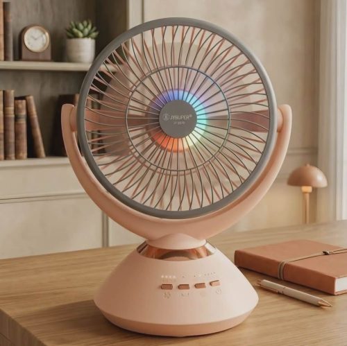 Jysuper-2570 9.4 Inch Rechargeable Table Fan (8000 mAh)