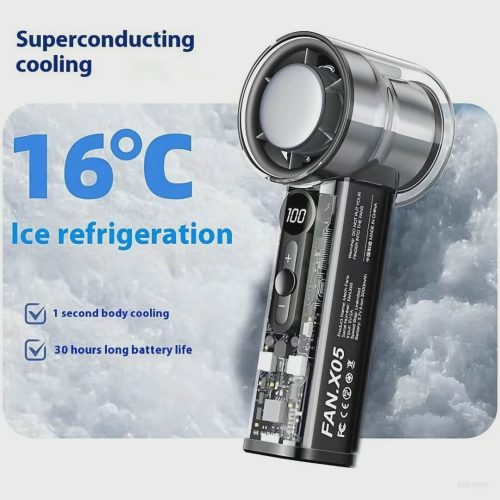 X05 Fan Portable High-Speed Ice Cooling Turbine (3,000 mAh) - Image 5