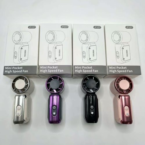 High-Speed Portable Digital Display Pocket Mini Handheld Small Fan-(3600 mAh) - Image 10