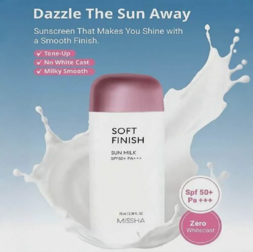 Soft Finish Sun Milk SPF50+ PA+++ (70ML) - Image 4