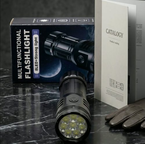 Super Bright Multifunctional Flashlight (8 LED)
