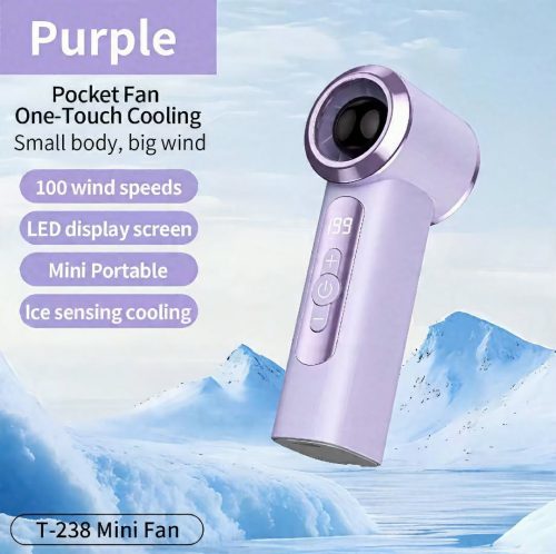 Premium High Speed Small Wind Cannon Turbine Handheld Refrigeration Small Violent Mini Portable Handheld Fan-24000 RPM - Image 6