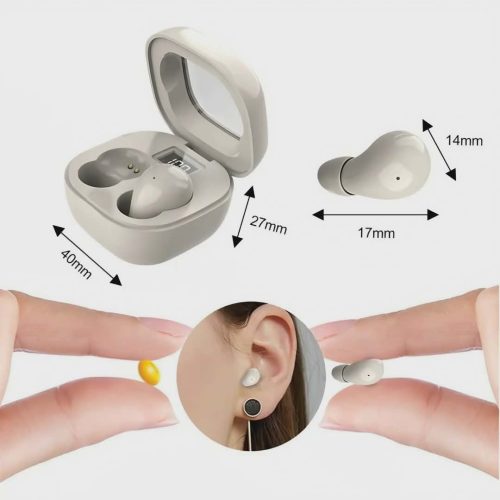 Mini Ultra-Small Hidden Side Sleeping Comfortable Wireless 5.3 Noise Reduction Bluetooth TWS - Image 8