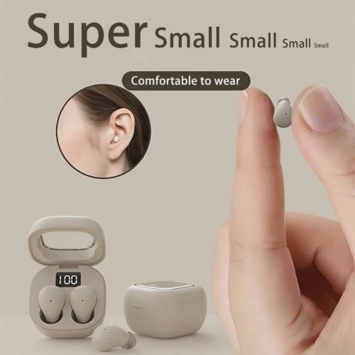 Mini Ultra-Small Hidden Side Sleeping Comfortable Wireless 5.3 Noise Reduction Bluetooth TWS - Image 3