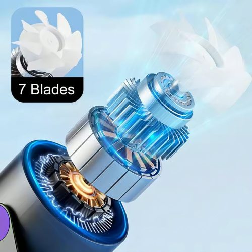 Multi-Function High-Speed Turbine Digital Display 100-Speed Ice Circulation Desktop Fan (Big Size) - Image 9