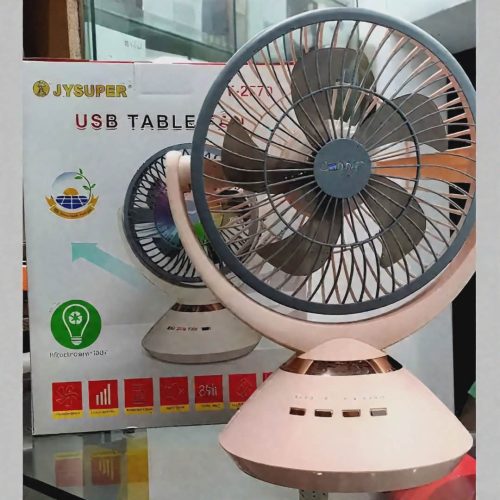 Jysuper-2570 9.4 Inch Rechargeable Table Fan (8000 mAh) - Image 3