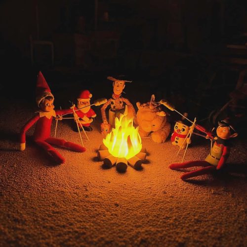 Wood Camp Fire Lamp - Image 4