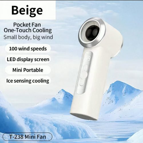 Premium High Speed Small Wind Cannon Turbine Handheld Refrigeration Small Violent Mini Portable Handheld Fan-24000 RPM - Image 5