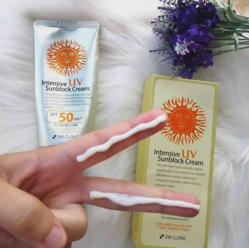 3W Clinic Intensive UV Unblock Cream-70 ML - Image 4